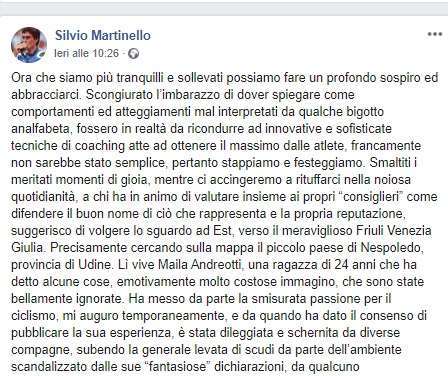 Silvio Martinello il post sulla vicenda #Metoo