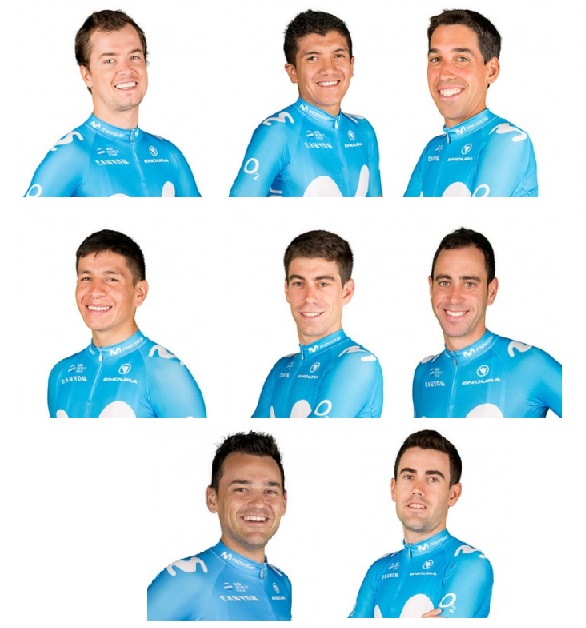 Team Movistar al Giro d'Italia