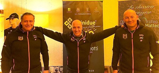 Da destra: DS Stefanino Cecini, Team Manager Stefano Giuliani e DS Gabriele di Francesco