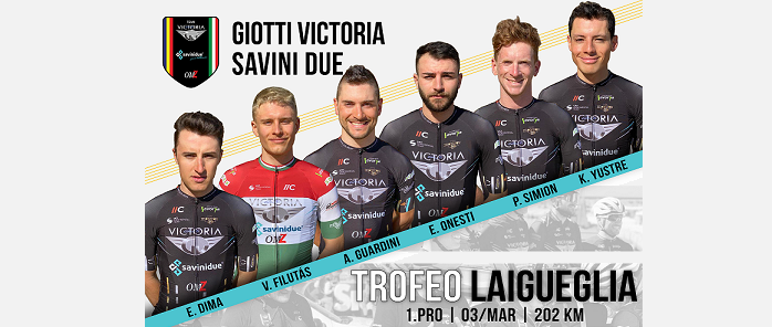Giotti Victoria - Savini Due al via del Trofeo Laigueglia