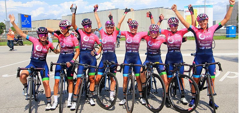 foto delle atlete BePink al 26° Giro Provincia di Pordenone (Credit: Flaviano Ossola)