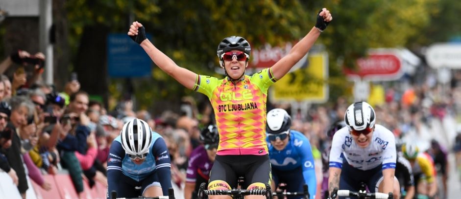 Marta Bastianelli vince la prima tappa del Women’s Tour 2021 (ph. The Women’s Tour)