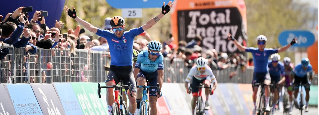 Damiano Caruso vince la tappa 2 de Il Giro di Sicilia