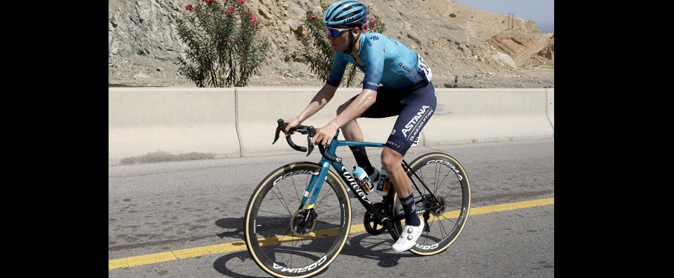 Gianmarco Garofoli punta a vincere l'83a edizione del Giro del Belvedere con la maglia dell'Astana (Credits: Sprint Cycling Agency).