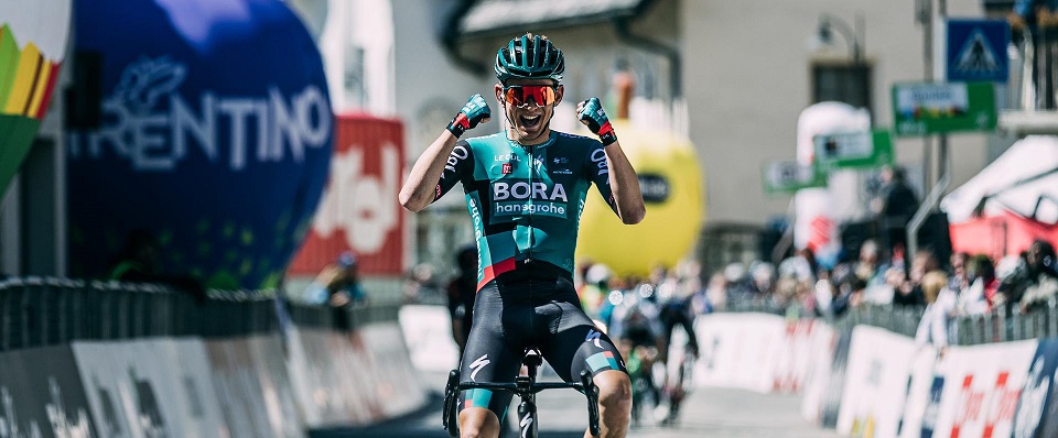 Lennard Kämna ha centrato la vittoria nella terza tappa del Tour of the Alps (Credits: Tornanti.cc)
