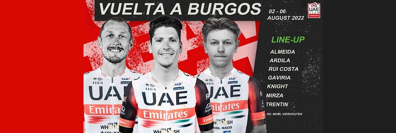 UAE Team Emirates per la Vuelta Burgos