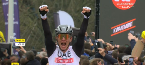 Pogacar vince il Giro delle Fiandre 2023