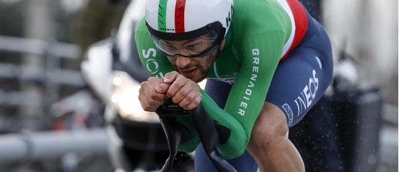 Doppia sfida per Filippo Ganna ai prossimi Campionati Italiani di Comano Terme: oltre alla cronometro prenderà parte anche alla prova in linea (Credits: Sprint Cycling)